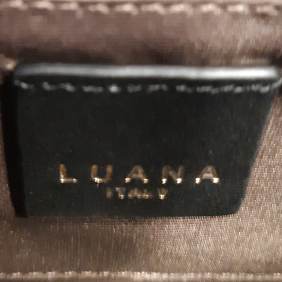 Luana Marella black leather rose gold bag - Picture 8 of 14